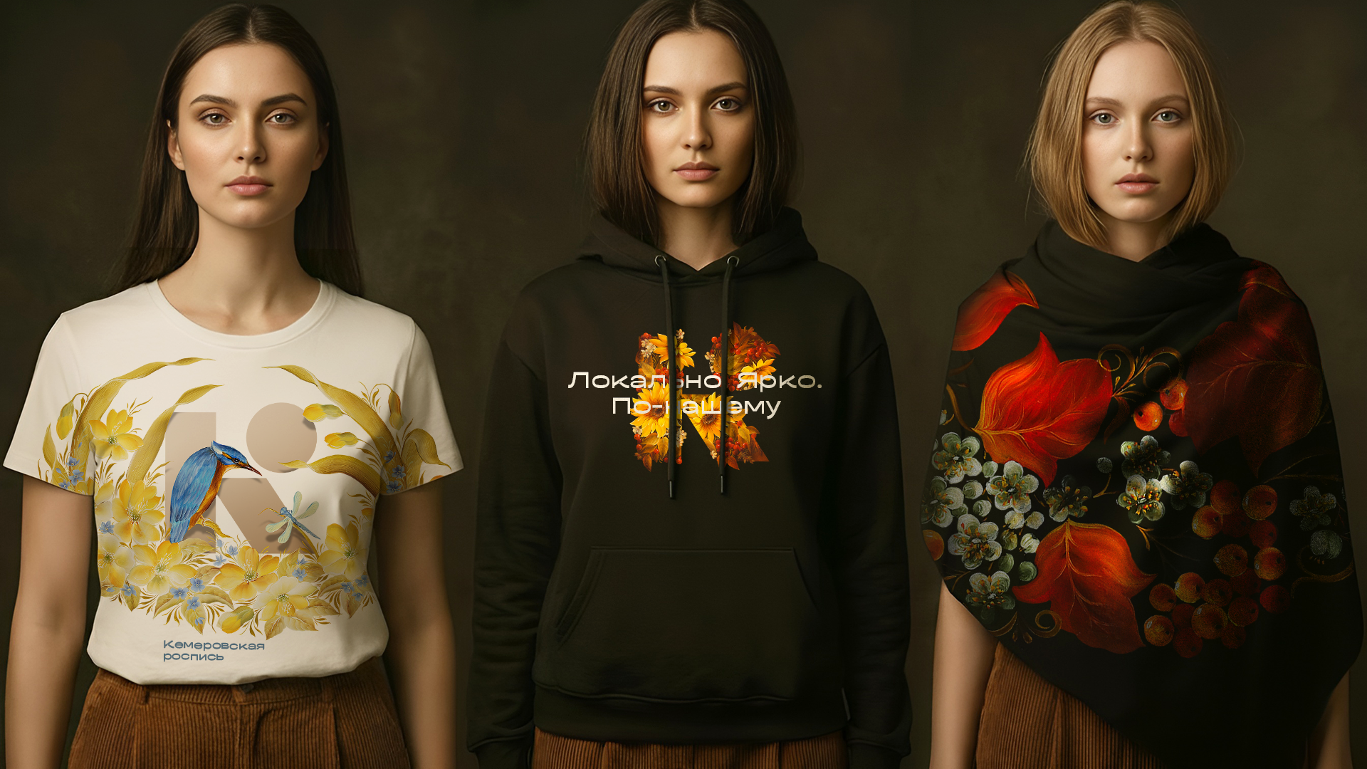 Кемеровская роспись — одежда